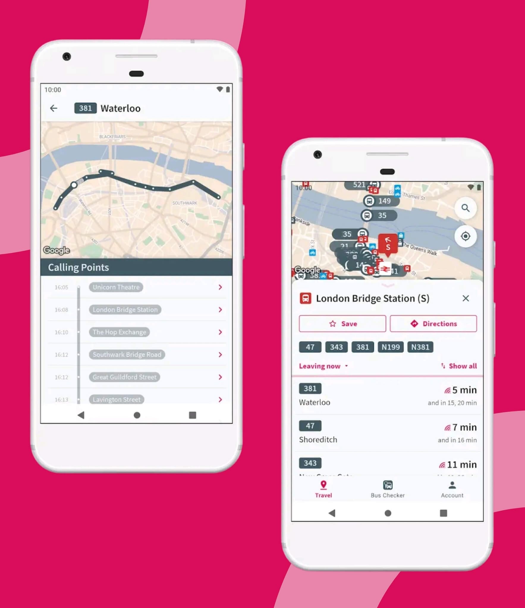 London Bus Checker showcase 1