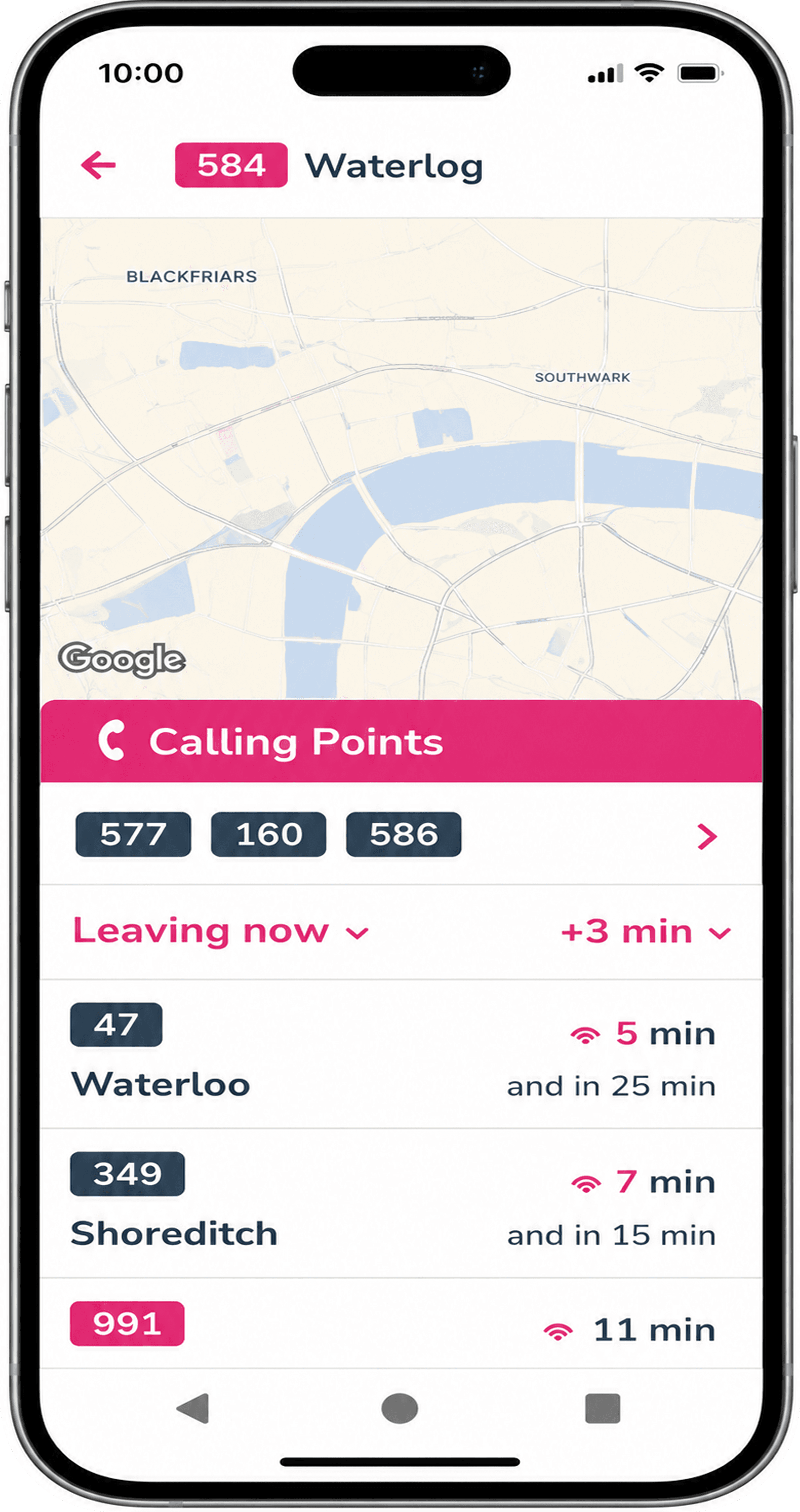 Bus checker maps