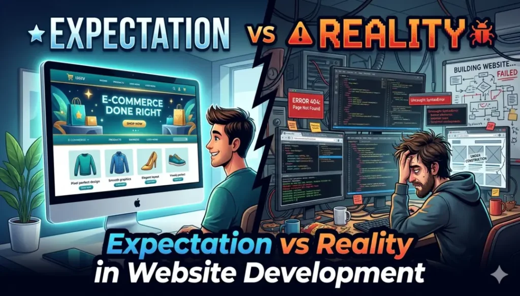 Expectation vs Reality for Website Development